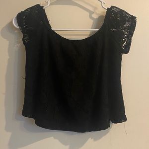 Off or on the shoulder crop top